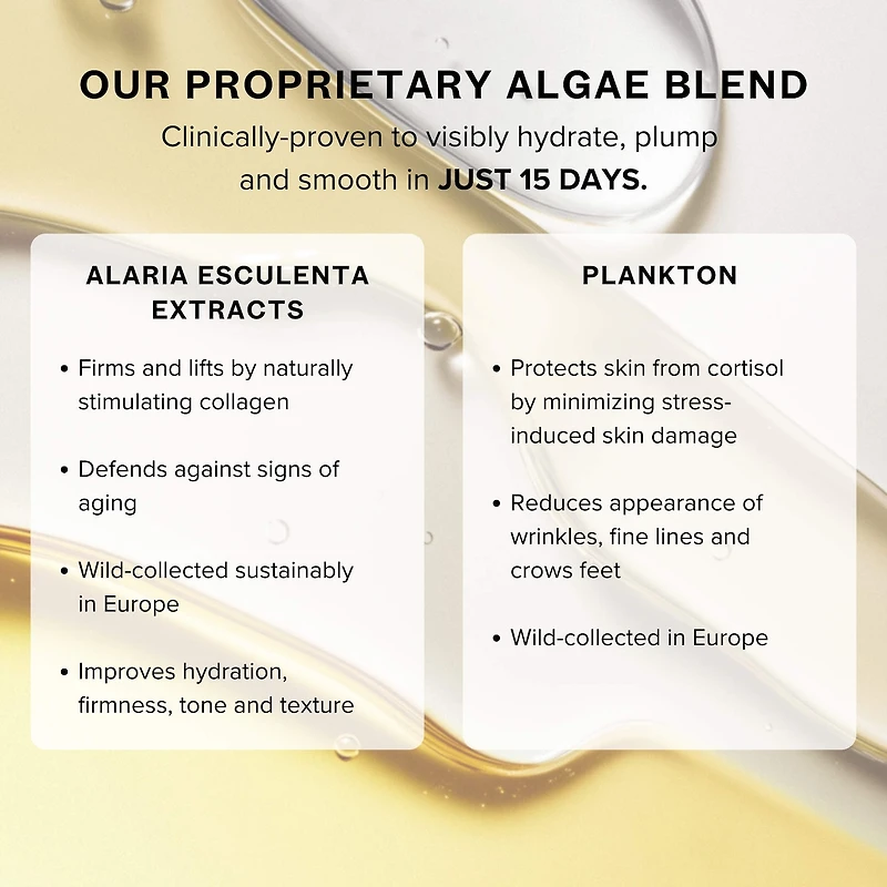 Universal Hydrating Face Oil for Anti-Aging and Glow with Algae + Moringa