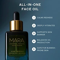 Universal Hydrating Face Oil for Anti-Aging and Glow with Algae + Moringa