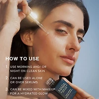 Universal Hydrating Face Oil for Anti-Aging and Glow with Algae + Moringa