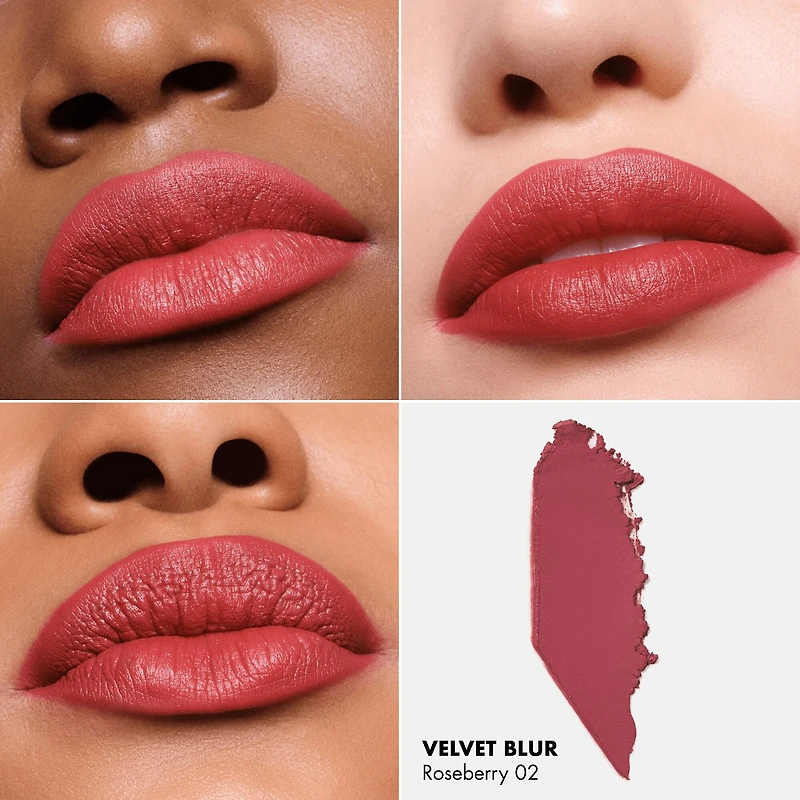 Baume à lèvres rouge mat Velvet Blur