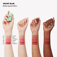 Baume à lèvres rouge mat Velvet Blur
