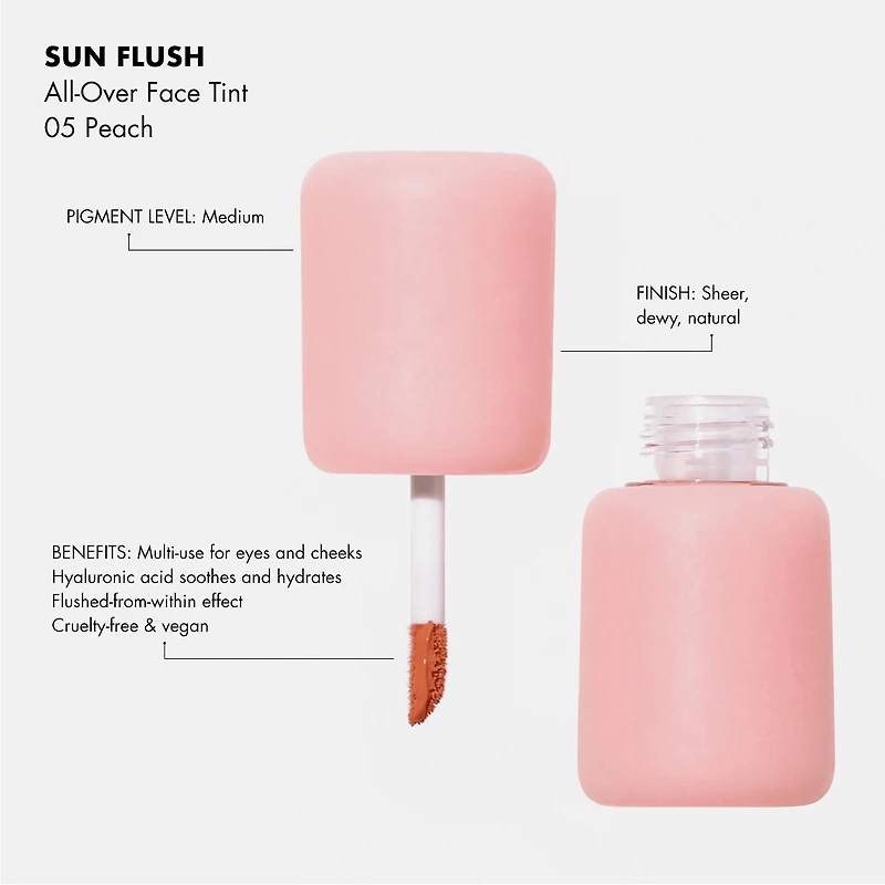 Fard liquide teinté pour le visage Sun Flush