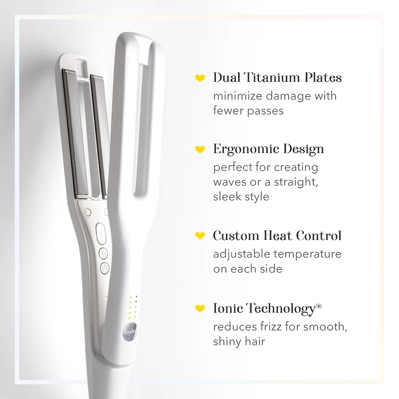 Reserve Dual Plate Hair Straightener & Styling Iron