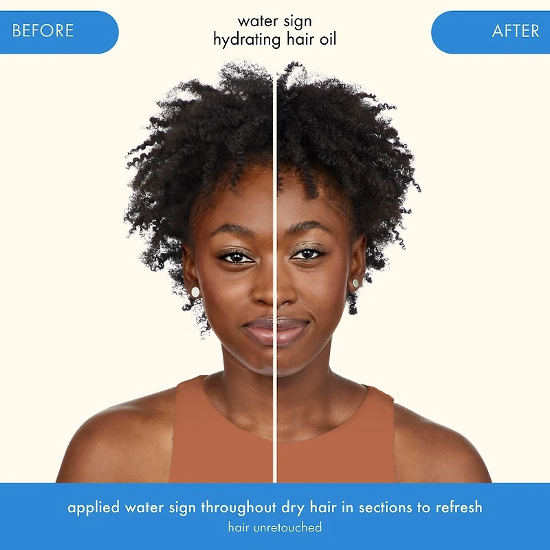 Huile hydratante pour les cheveux Water Sign avec acide hyaluronique