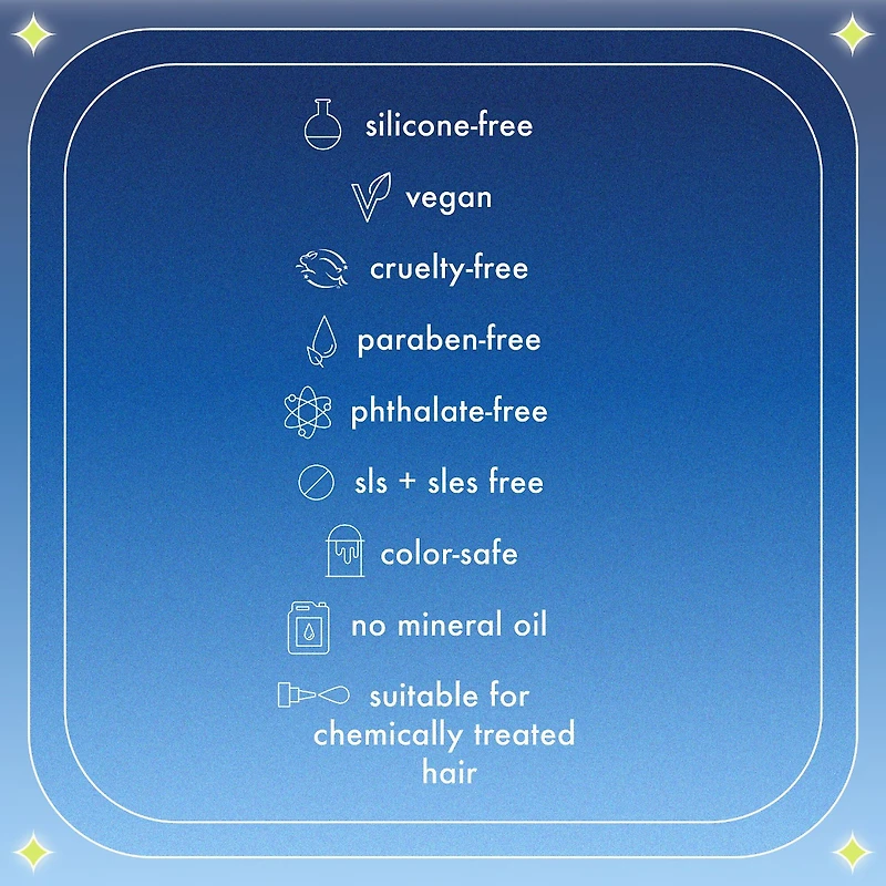 Huile hydratante pour les cheveux Water Sign avec acide hyaluronique