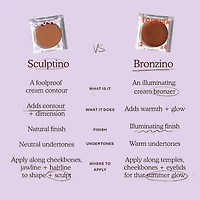 Sculptino™ Soft Matte Cream Contour + Bronzer
