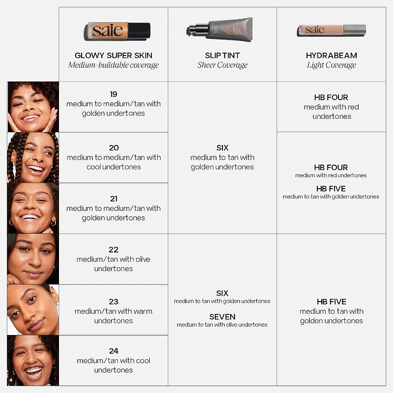 Fond de teint Glowy Super Skin avec acide hyaluronique