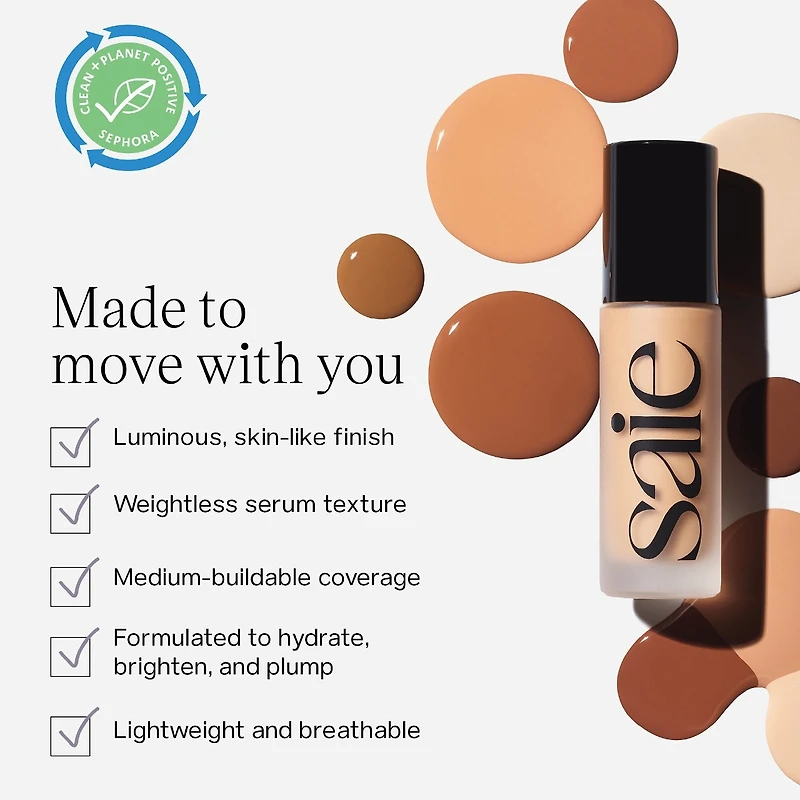 Fond de teint Glowy Super Skin avec acide hyaluronique