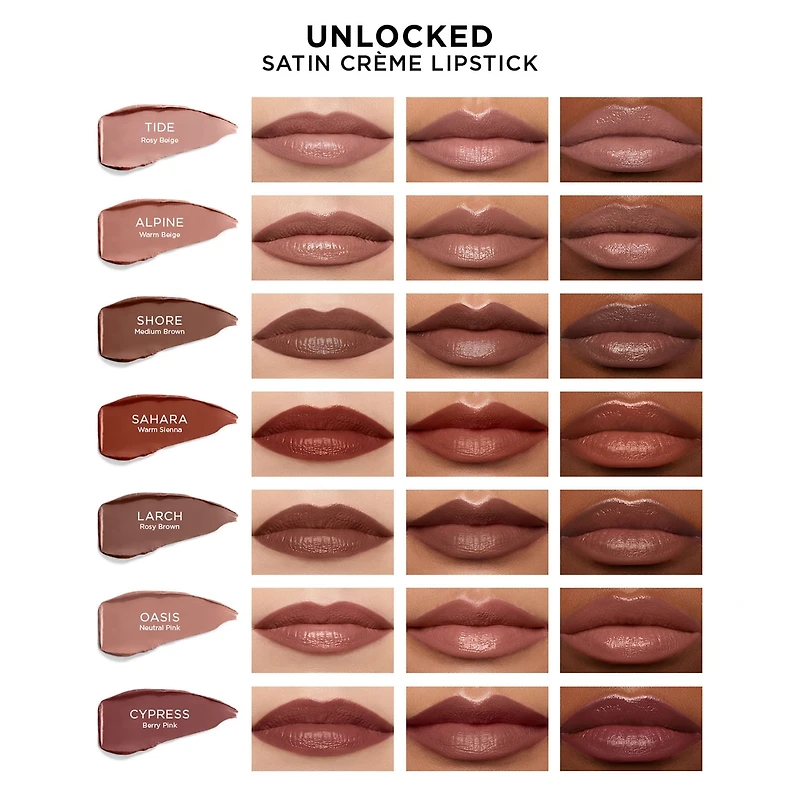 Rouge à lèvres crème satinée Unlocked™