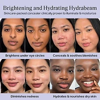 Illuminateur hydratant et anticernes pour le contour des yeux Hydrabeam avec extrait de concombre