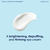 Crème contour des yeux illuminante Triple Lipid barrier+