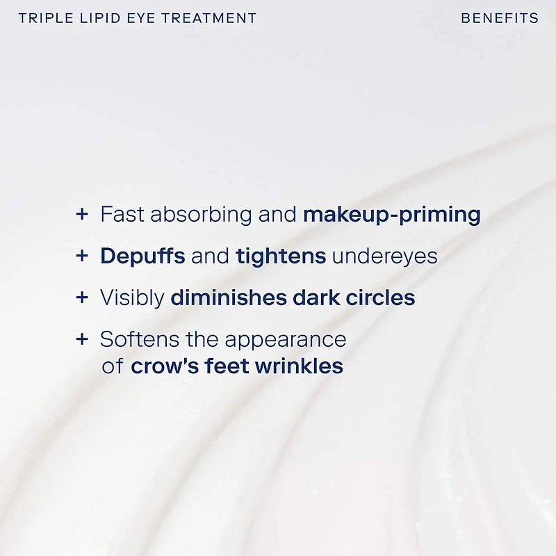 Crème contour des yeux illuminante Triple Lipid barrier+