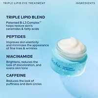 Crème contour des yeux illuminante Triple Lipid barrier+