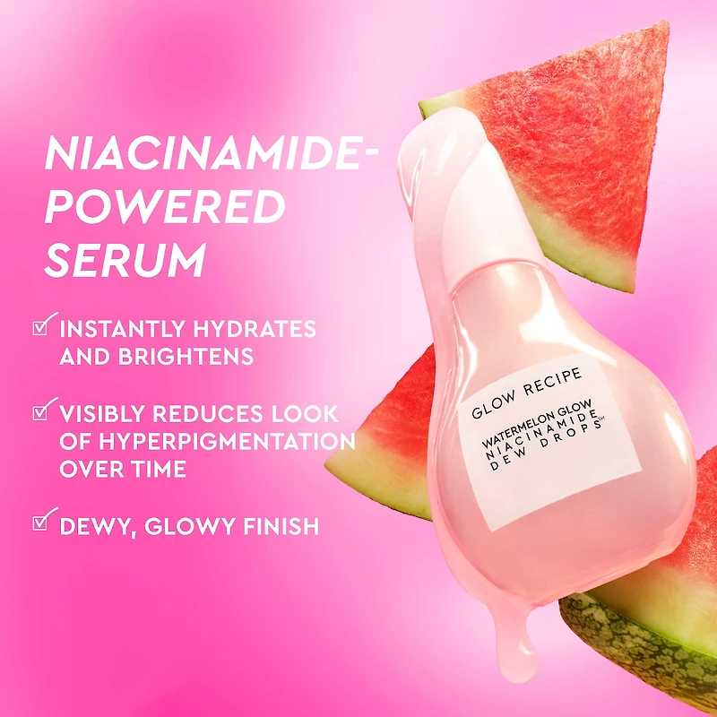 Sérum à la niacinamide Dew Drops Watermelon Glow
