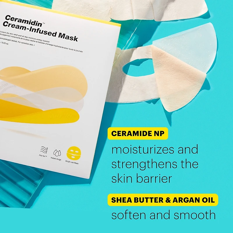 Masque infusé de crème Ceramidin™