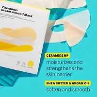 Masque infusé de crème Ceramidin™