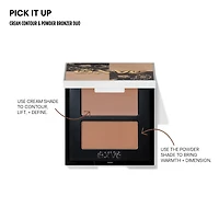 Pick It Up Cream Contour & Talc-Free Powder Bronzer Duo