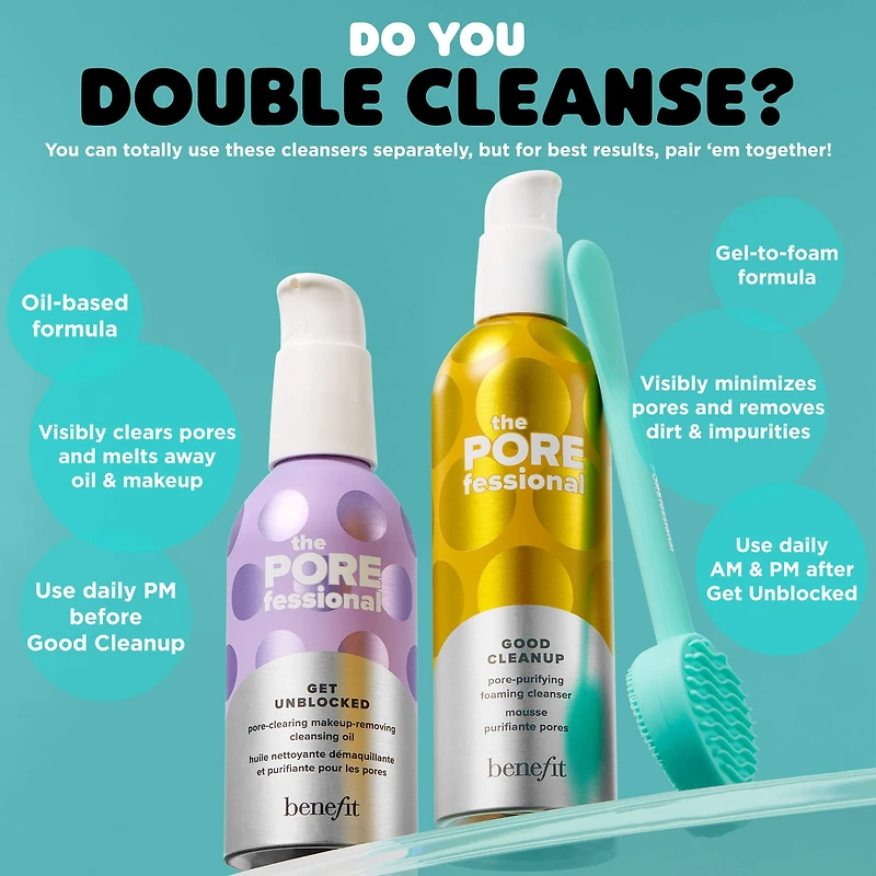 Nettoyant moussant Good Cleanup The POREfessional