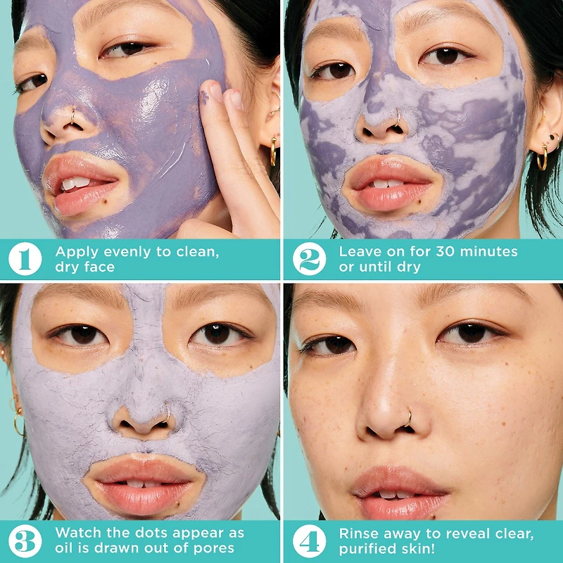 Minimasque à l'argile pour nettoyer les pores Deep Retreat The POREfessional