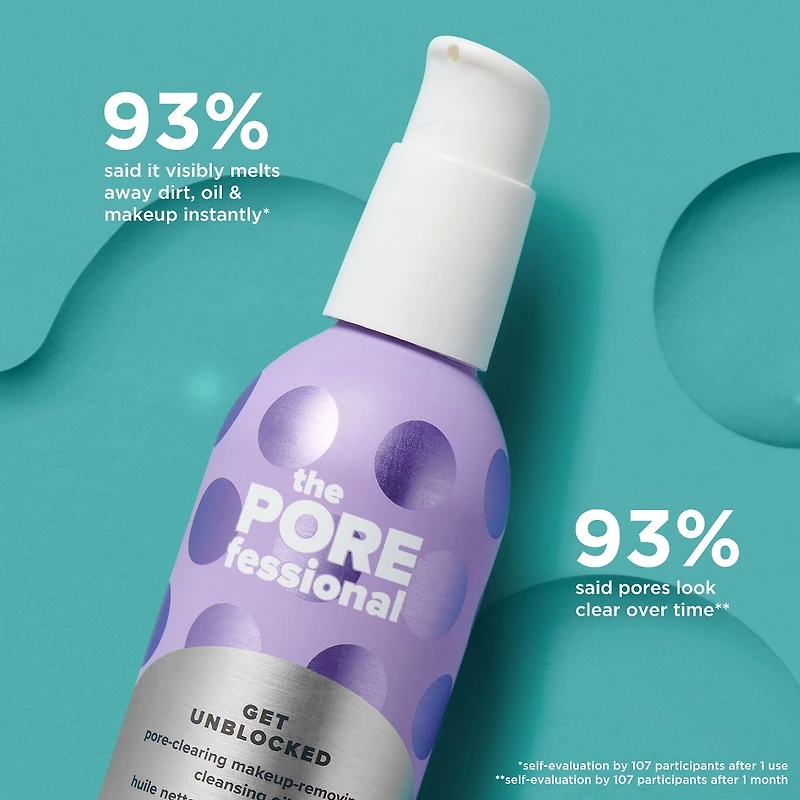 Huile nettoyante démaquillante Get Unblocked The POREfessional