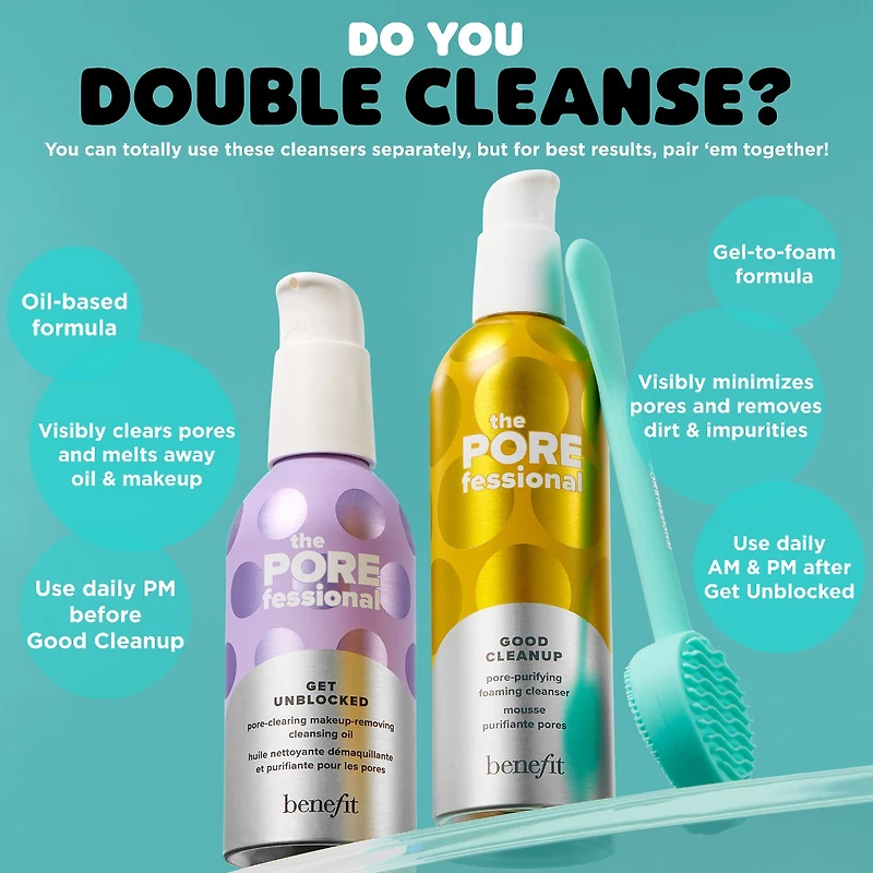 Huile nettoyante démaquillante Get Unblocked The POREfessional