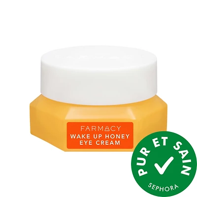 Farmacy Crème contour des yeux Wake Up Honey avec vitamine C éclat 0.5 oz / 15 mL