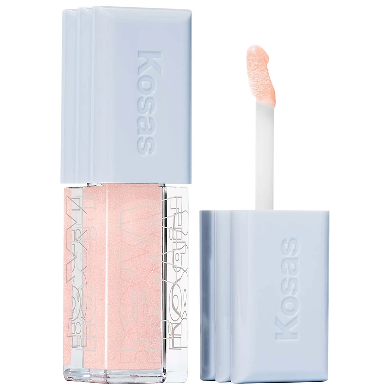 Brillant à lèvres et soin repulpant en huile avec peptides Wet Lip