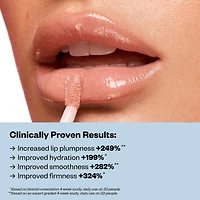 Brillant à lèvres et soin repulpant en huile avec peptides Wet Lip