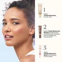 Crème teintée bronzante hydratante transparente