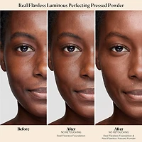 Poudre pressée perfectrice de lumière sans talc Real Flawless