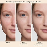 Poudre pressée perfectrice de lumière sans talc Real Flawless