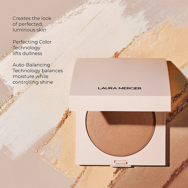 Poudre pressée perfectrice de lumière sans talc Real Flawless