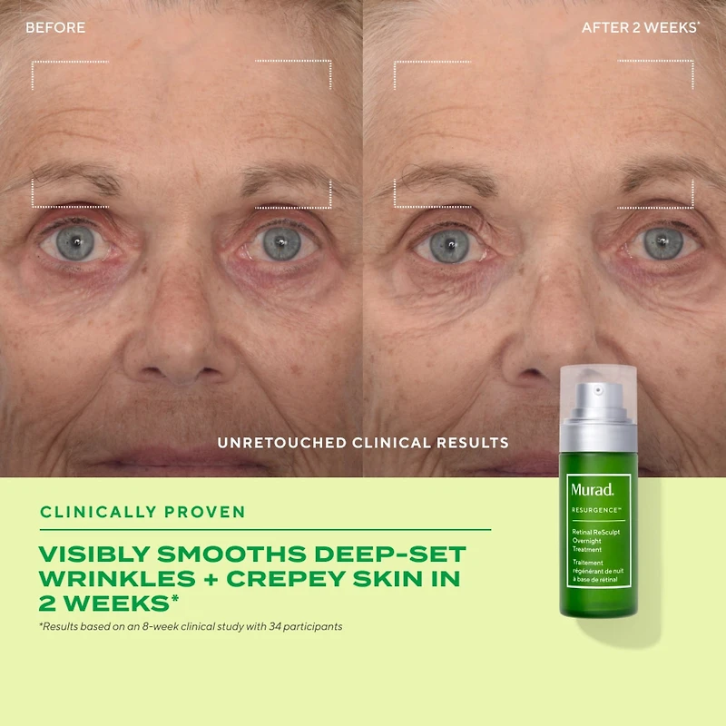 Sérum antiâge avancé de nuit Retinal ReSculpt pour rehausser			