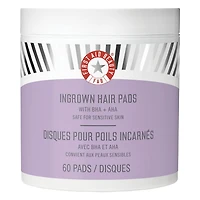 Rondelles pour poils incarnés avec BHA et AHA