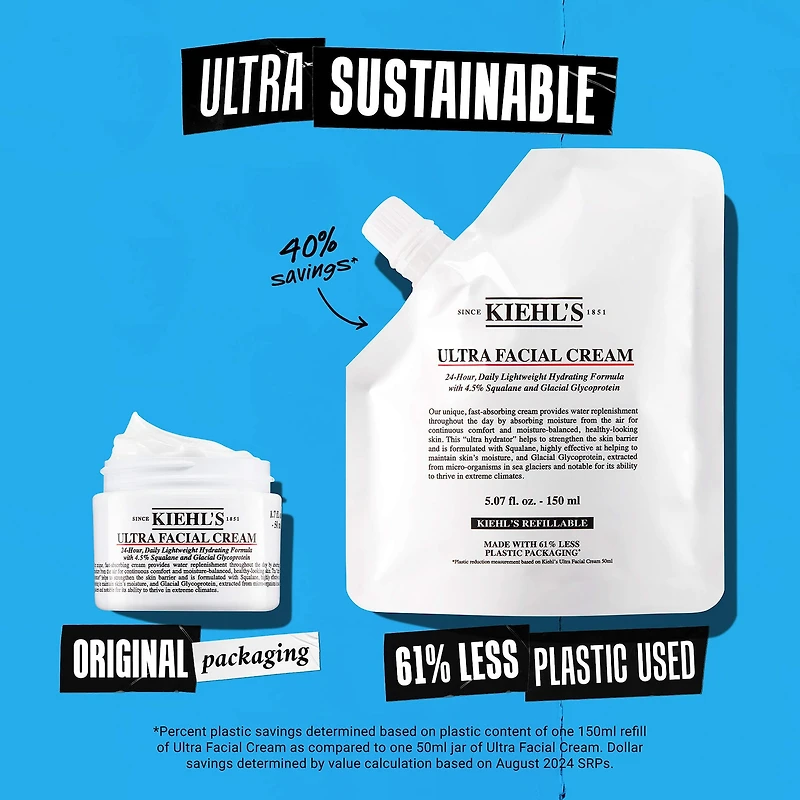 Ultra Facial Refillable Moisturizing Cream with Squalane