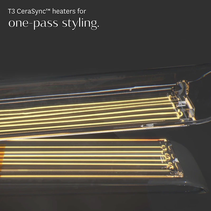 Smooth ID 1” Digital Ceramic Flat Iron with Smart Heat Setting Personalization