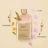 Eau de parfum Guilty pour femme avec mandarine, lilas et patchouli