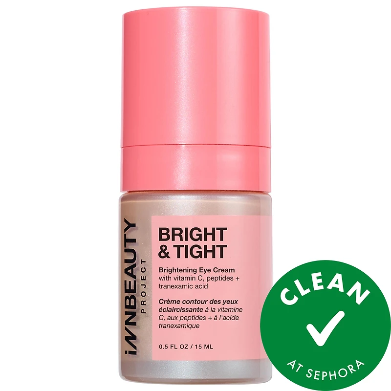 INNBEAUTY PROJECT Bright & Tight Dark Circle Firming Refillable Eye Cream with Vitamin C Peptides 0.5 ml