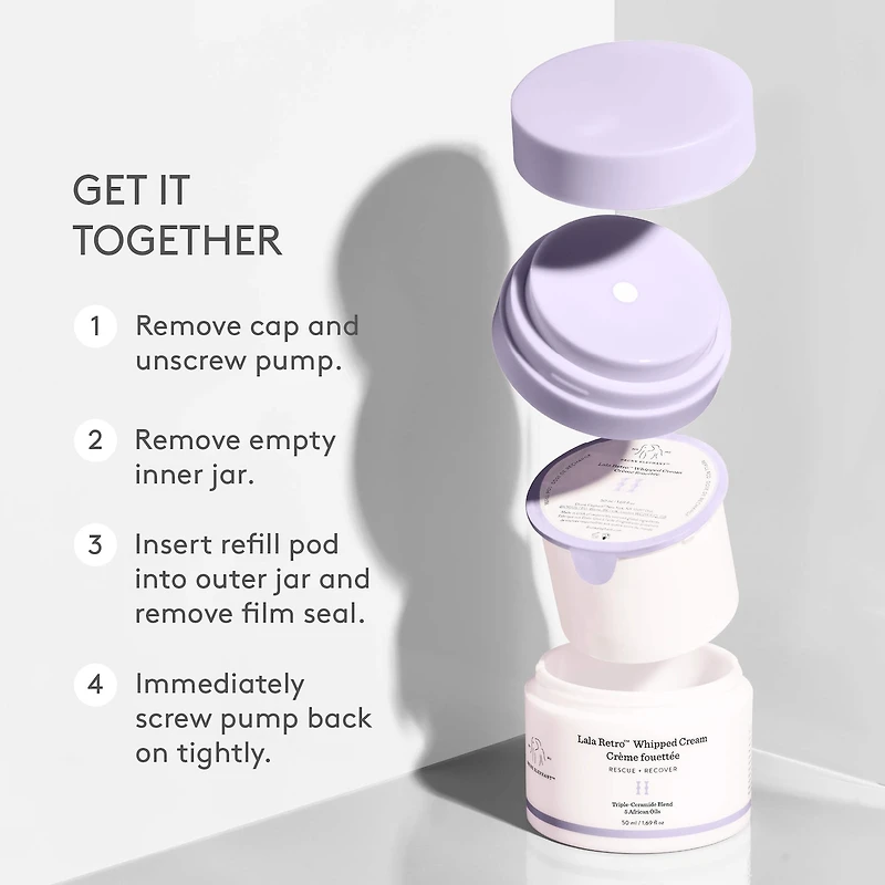 Lala Retro™ Nourishing Whipped Refillable Moisturizer
