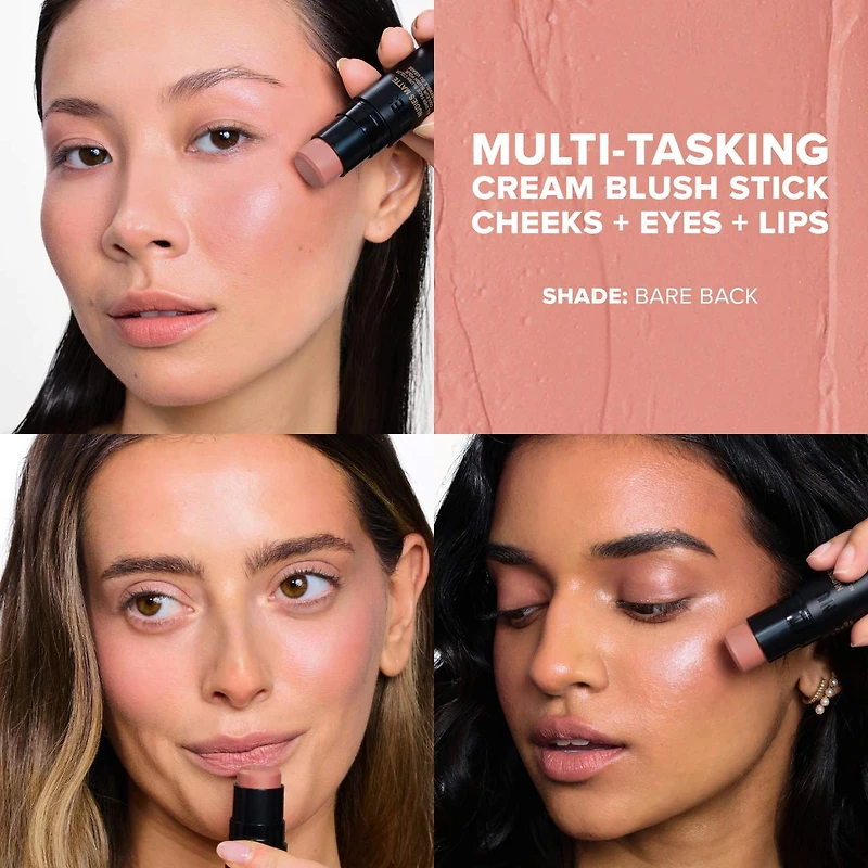 Ensemble de trois mini fards à joues Pink Nude