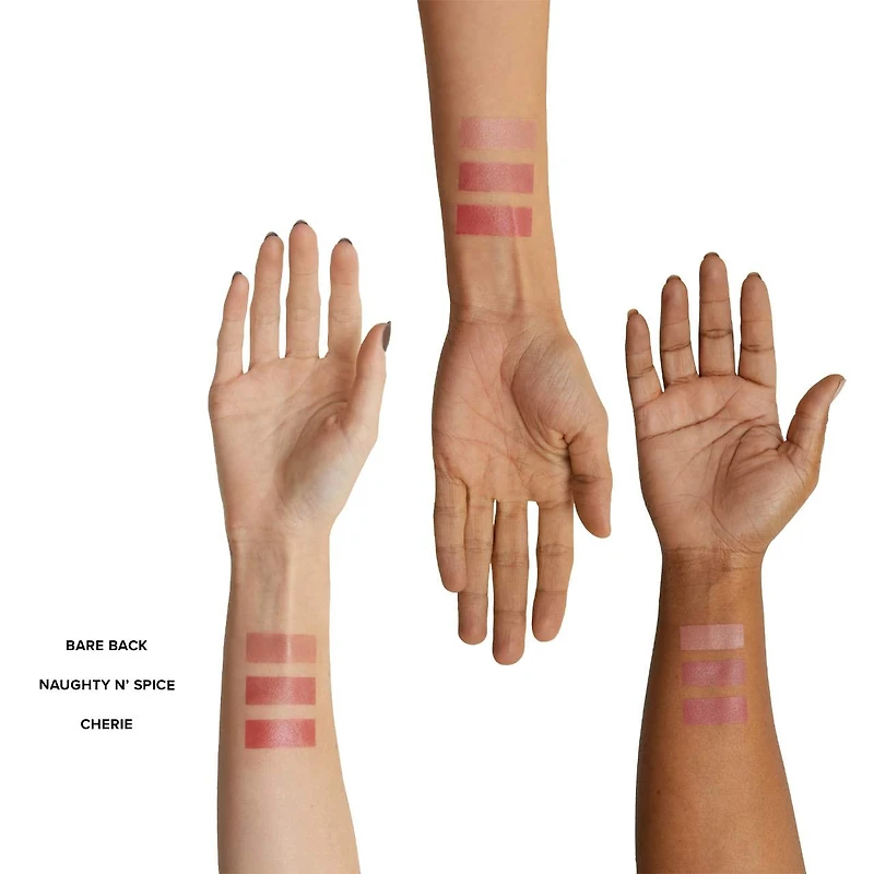 Ensemble de trois mini fards à joues Pink Nude