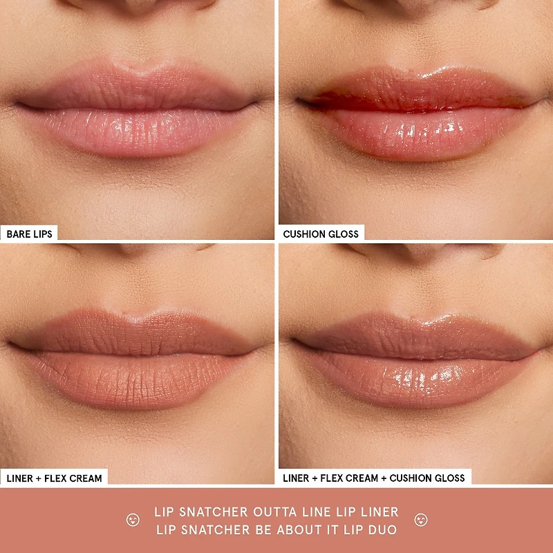 Duo de rouges à lèvres liquides et brillants hydratants Lip Snatcher