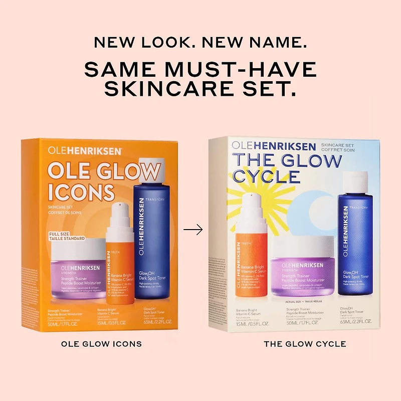 L'ensemble de soins pour la peau The Glow Cycle 