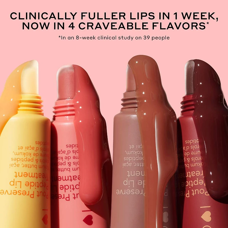 Soin hydratant pour les lèvres aux peptides Pout Preserve