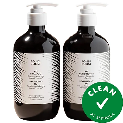BondiBoost HG Shampoo & Conditioner Set for Thinning Hair with Rosemary