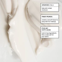 Crème préparatrice pour le visage hydratante riche avec céramides