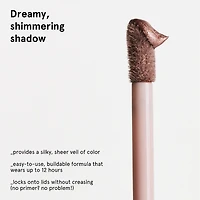 Fard à paupières longue tenue en crème chatoyante Lidstar