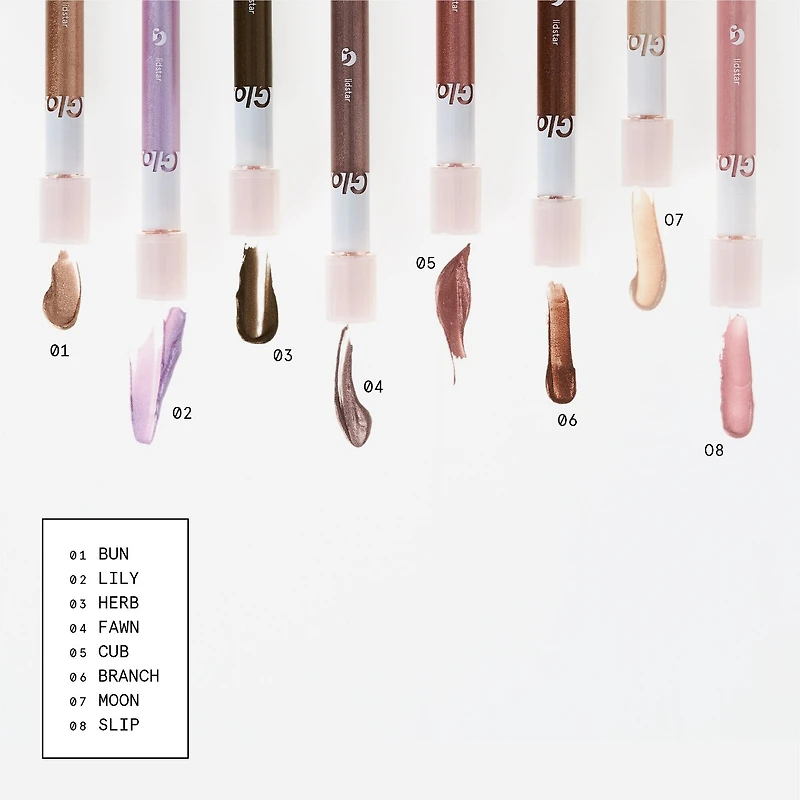 Fard à paupières longue tenue en crème chatoyante Lidstar