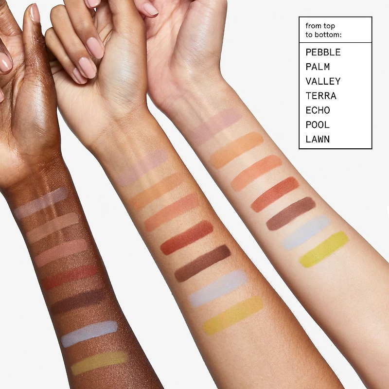 Teinte de fard à paupières mat transparent liquide poudre Skywash
