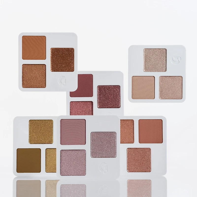 Palette de trois fards à paupières monochromes essentiels
